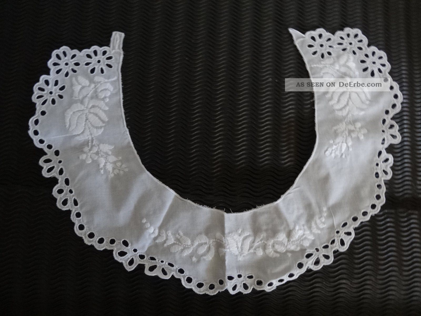 Alter Spitzenkragen Bluseneinsatz Hungary Stickerei Handarbeit Handmade Vintage Accessoires Bild