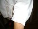 Sehr Alte Nachtjacke Schlafanzug Oma´s Weißwäsche 1900 - 1920 Antik Shabby Chic Kleidung Bild 2
