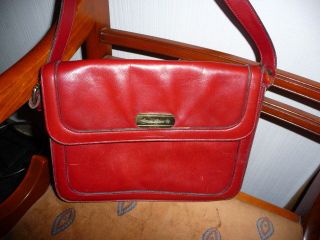 Aigner Vintage Handtasche In Aigner Rot.  Perfekt Erhalten,  Handgemacht. Bild