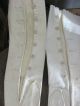 Frankreich Antike Glaceehandschuhe Shabby Weiß Leder Handschuhe Jugendstil 1900 1890-1919, Jugendstil Bild 3