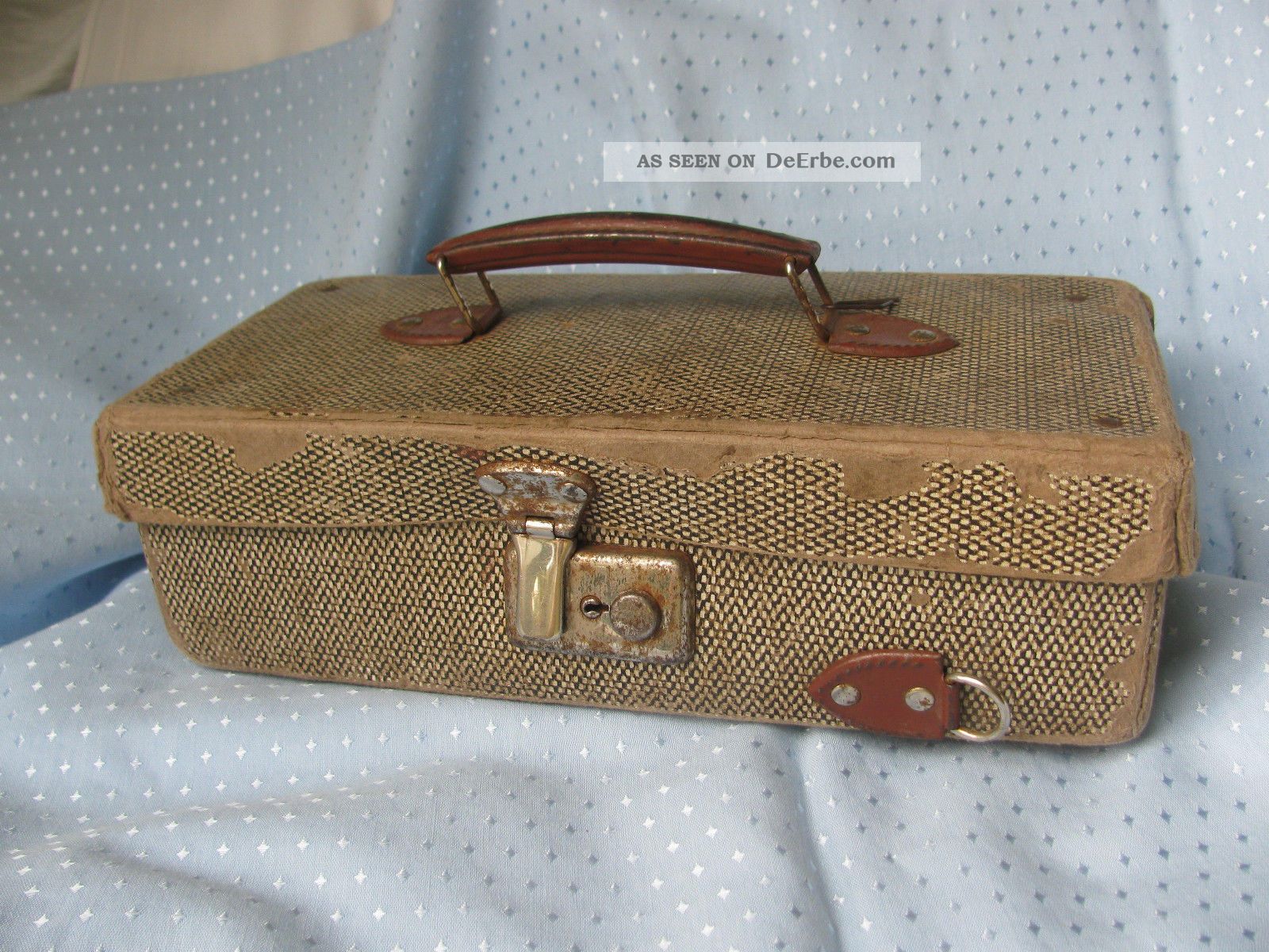 20er Bis 50er Jahre Tasche Köfferchen Fototasche Box Fächer Trageriemen Shabby Accessoires Bild