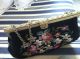 Gobelin Handtasche Tasche Abendtasche Vintage Dachbodenfund Accessoires Bild 7