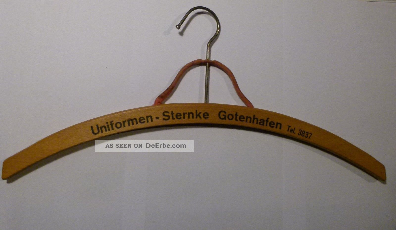 Alter Holz - Kleiderbügel Holzbügel Uniformen Sternke Gotenhafen Gdynia Ca.  1938 Accessoires Bild