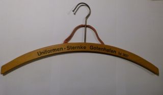 Alter Holz - Kleiderbügel Holzbügel Uniformen Sternke Gotenhafen Gdynia Ca.  1938 Bild
