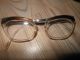 ✿ Alte Brille/sehhilfe Mit Etui ✿ Dachbodenfund ✿ Altersbedingte Gebrauchsspuren Accessoires Bild 1