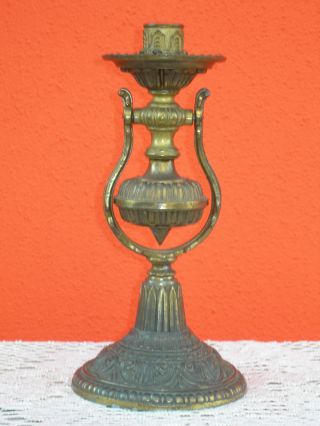 Blaker Kerzenhalter Aus Messing Oder Bronze Um Ca.  1960 Bild