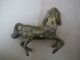 Messingfigur Pferd Messingpferd Figur Massiv Messing Handarbeit Gefertigt nach 1945 Bild 2