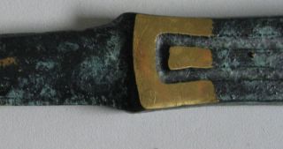 Edler Brieföffner Metall Bronze Messing 50er Rarität Deko Sammlerstück Bild