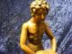 Sehr Seltene Antike 6kg Schwere Bronze Auf Marmorsockel Aktmodell Signiert 1900-1949 Bild 1