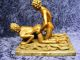 Sehr Seltene Antike 6kg Schwere Bronze Auf Marmorsockel Aktmodell Signiert 1900-1949 Bild 4