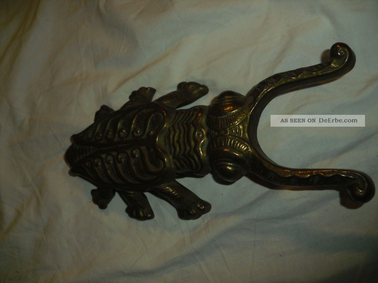 Messing Käfer Statue - Antike Insektendeko Für Schreibtisch & Regal