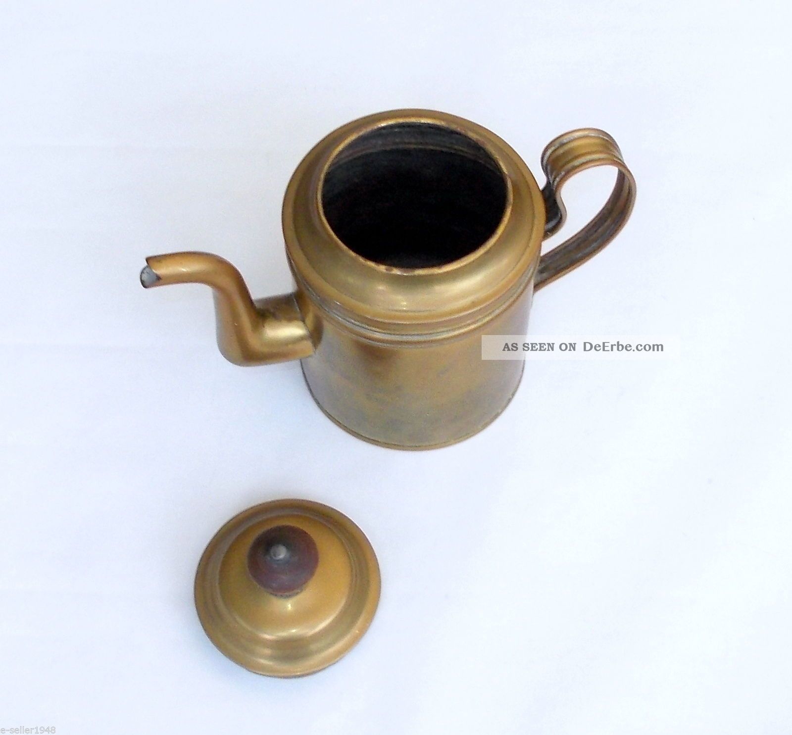 Kupfer Teekanne 2 Liter Retro - Handgefertigter Wasserkessel Für Gas & Elektroherde