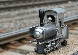 Metallfigur - Lokomotive / Lok / Dampflokomotive - Metallobjekt Kunsthandwerk Bild
