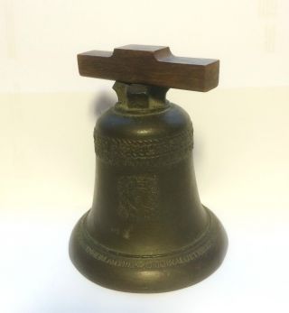 Seltene Bronze Glocke,  Originalgetr.  Nachg.  D.  Glocke A.  D.  Zisterzienser Kloste Bild