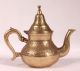 Orientalische Messing Kanne,  Wasserkanne,  Teekanne,  Kaffeekanne Gefertigt nach 1945 Bild 5