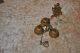Messing Glocken,  Wandhalter Mit Messingglocken Gefertigt nach 1945 Bild 1