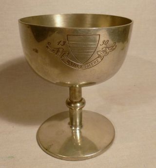 Mittelalter Pokal Chilham Goblet Zinn England Pewter Sheffield Bild