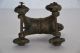 Antikes Bronze Pferd Spielzeug Handarbeit Auf Räder 500g Sehr Selten Bronze Bild 5