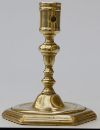 Antiker Kerzenleuchter Leuchter Bronze 18.  Jhd.  Barockleuchter Candlestick Bild
