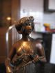 Mädchenfigur Bronze Junge Dame Gladenbeck Friedrichshagen M.  Lindenberg Bronze Bild 5