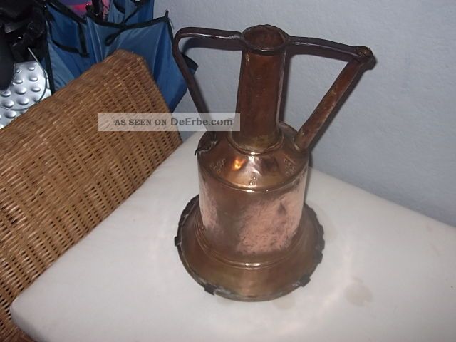 ::::::für Liebhaber/ Sammler :::::tüllenkanne/ Feldkanne Ca.  19 Jahundert Kupfer Kupfer Bild
