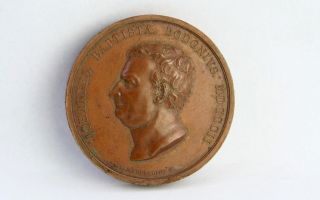 Medaille Bronze,  Von L.  Manfredini,  1802,  Johannes Baptista Bodoni Vs Mdccxcii Bild