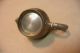 Nr.  6459.  Alte Zinnkanne 270 Gr.  Old Pewter Pot Gefertigt nach 1945 Bild 2
