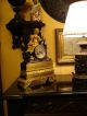 Pendule Kaminuhr Tischuhr Bronze Vergoldet Biedermeier Pastorale Um 1850 Paris ? Antike Originale vor 1950 Bild 4