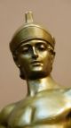 Alte Rarität ' Gladiator ' Figur Aus Bronze Auf Holz Sockel 1900-1949 Bild 5