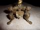 Kerzenhalzer Leuchter Bronze Empire ? Oder Historismus Mit Harpyien Figuren Bronze Bild 10