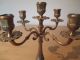 Alter Messing Jugendstil Kerzenständer 5 Flammig Kerzenleuchter Kandelaber Gefertigt nach 1945 Bild 6