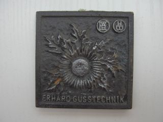St 32) Gussbild Silberdistel Gusseisen Erhard Gusstechnik 7920 Heidenheim Bild