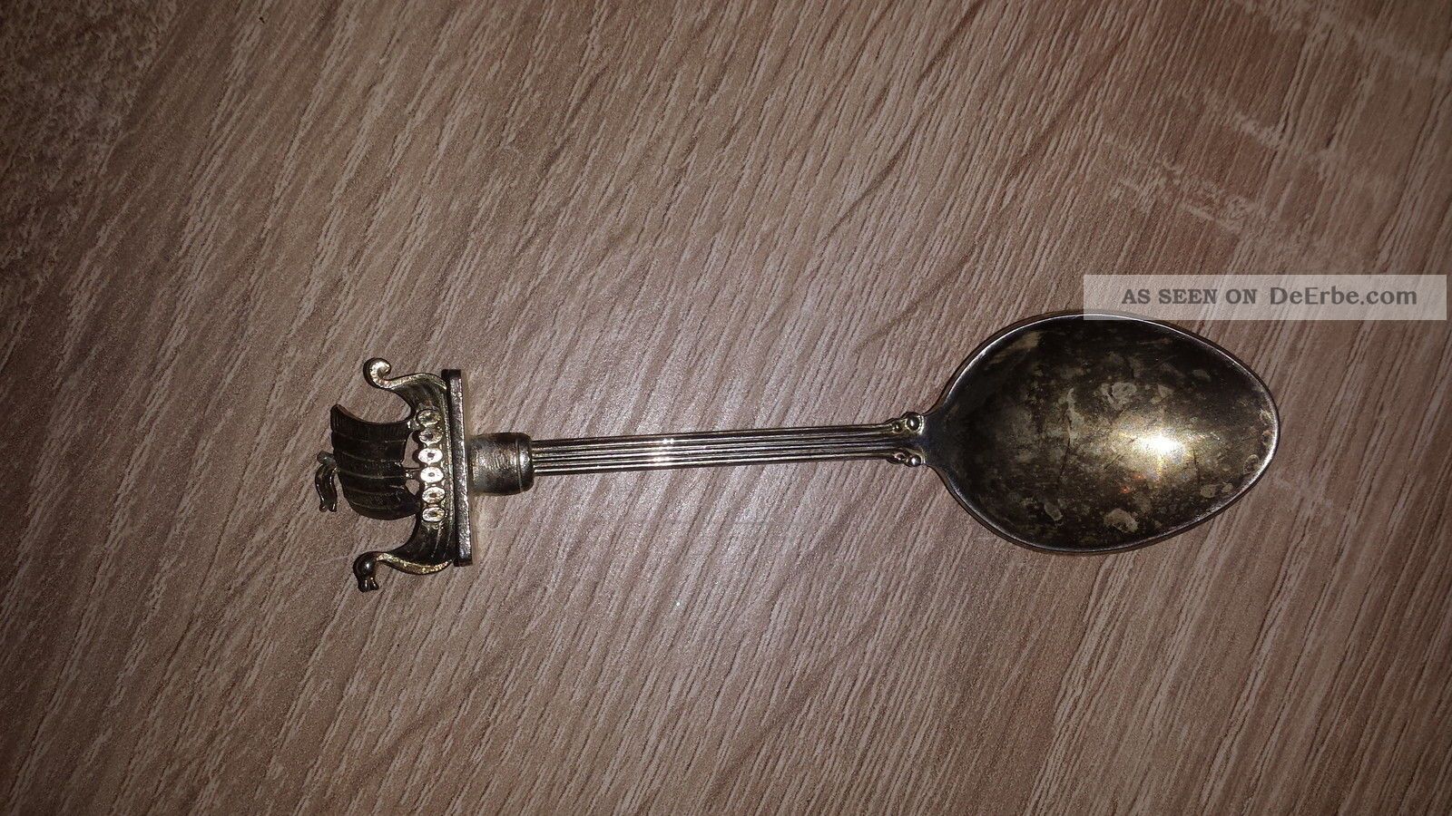 Alter Wikinger Löffel Aus Zinn (zinnengel) - Ca.  10,  5cm - 17g - Rar Gefertigt nach 1945 Bild