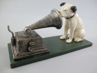 Nipper Der Hund Gusseisen Grammophon Dekoration Hund Plattenspieler Bild