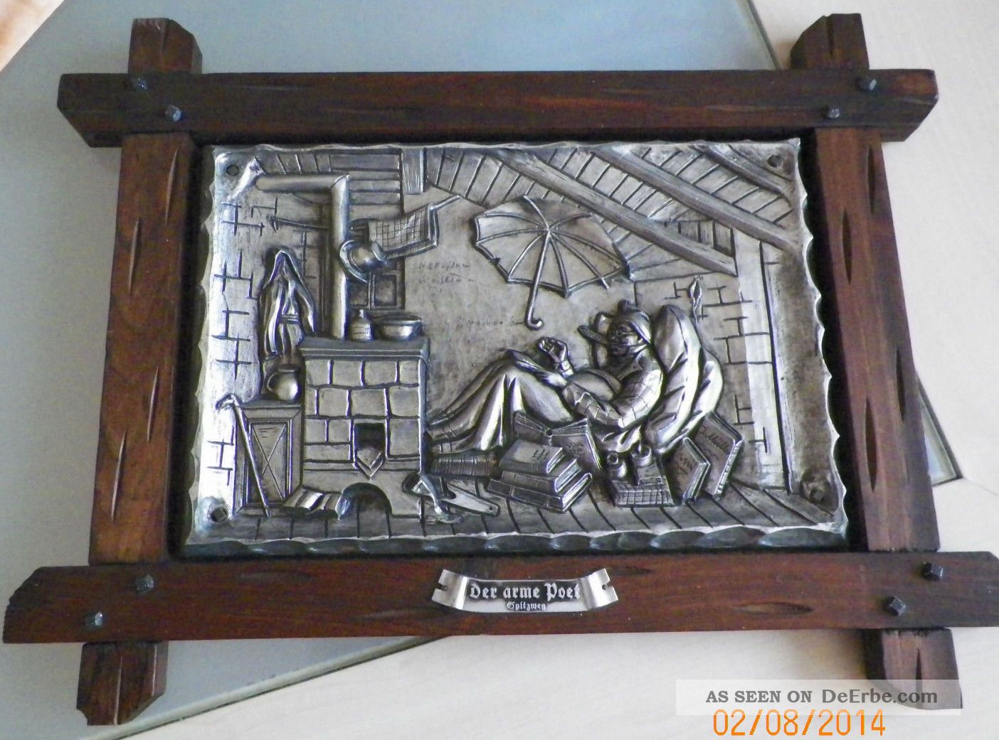 Wandbild / Zinn / 
