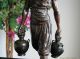 Bronze Skulptur/marcel Debut/orientalischer Wasserträger (1865 Paris - 1933 Paris) Bronze Bild 7