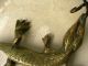 Reptilien Figur Aus Messing Länge Ca 19 Cm Gefertigt nach 1945 Bild 1