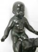 Jakob Ludwig Schmitt Bronze Figur / Skulptur Gänsefänger / Junge Mit Gans 1920 1900-1949 Bild 4