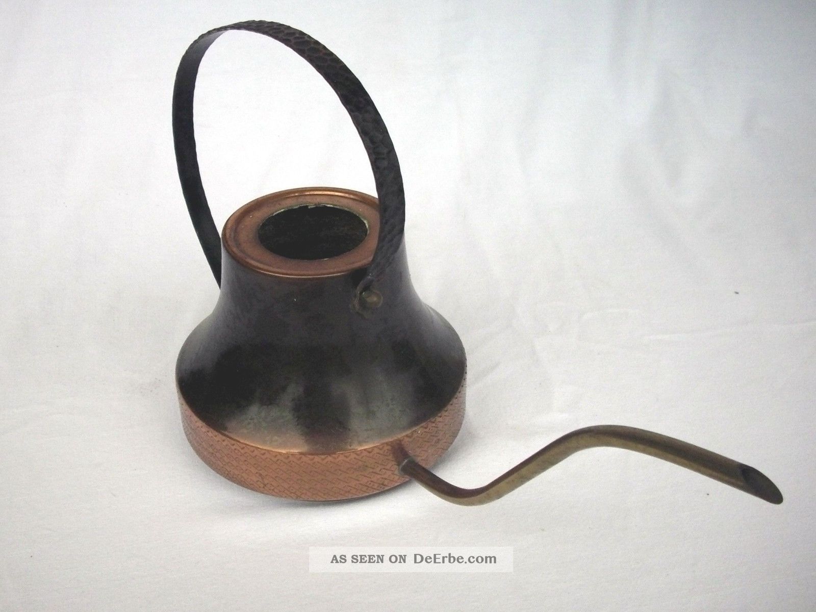 Gießkanne Gießkännchen Blumengießer Messinggießkanne Giesskanne Giesskaennchen Gefertigt nach 1945 Bild