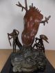 Bronze Skulptur Nobility Of Time Handarbeit Mit Marmorboden Hommage An Dali Bronze Bild 1