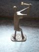 Moderne Edle Bronze Skulptur Figur Bronze Golfspieler Ca.  24,  5 Cm Bronze Bild 6
