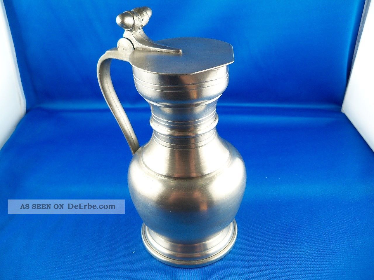 Krug Aus Zinn Ohne Motive Für Sammler Und Liebhaber Gefertigt nach 1945 Bild