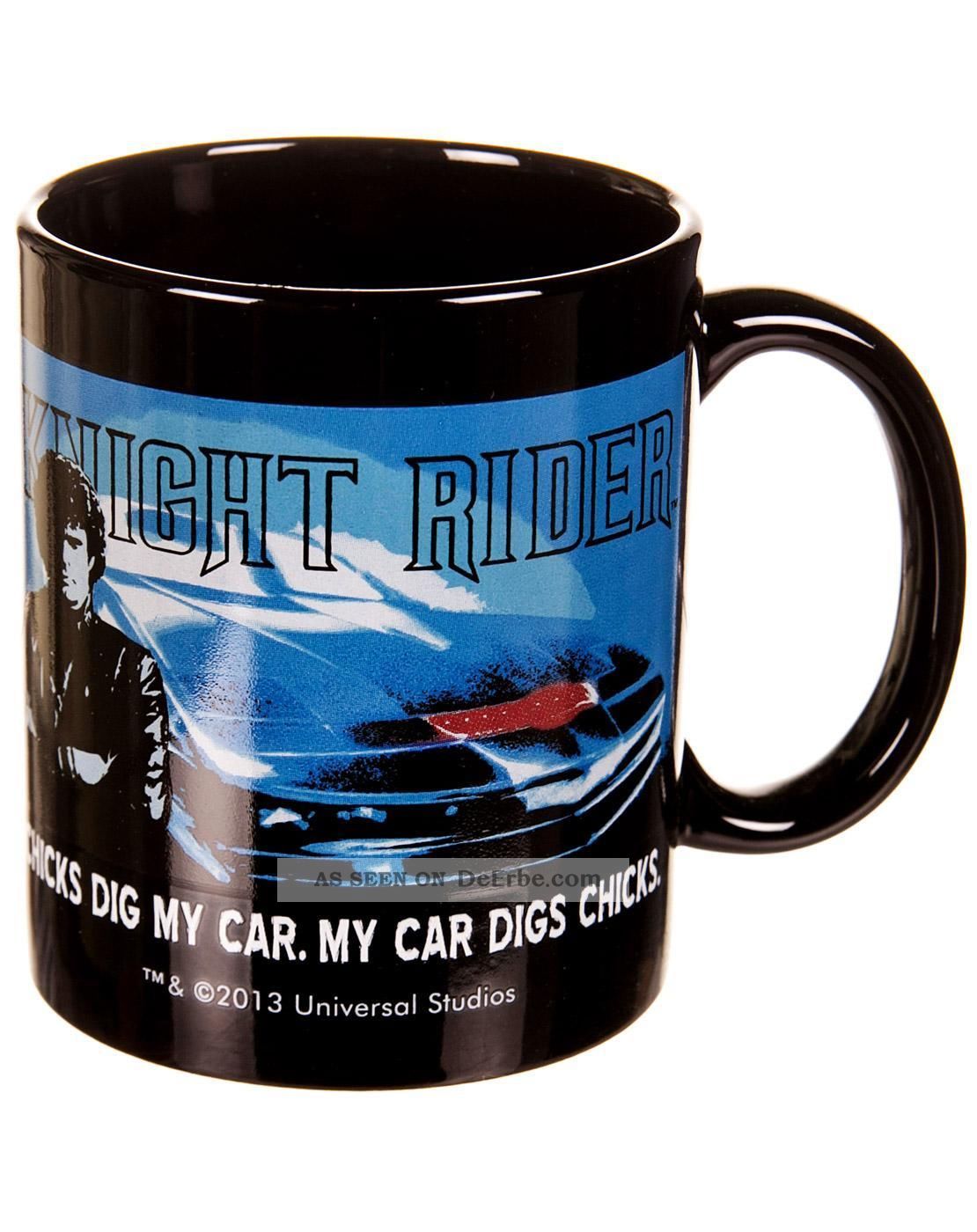 Offiziell Knight Rider Chicks Dig My Car Becher Kompletteinrichtungen Bild