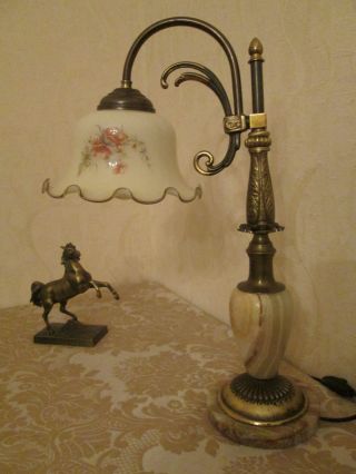 Wunderschöne Jugendstil - Tischlampe Aus Privater Sammlung Bild
