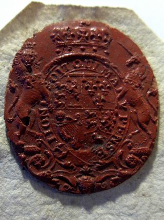 Siegel Prinz Von Grossbritannien / England Adel Königshaus - Seal Bild