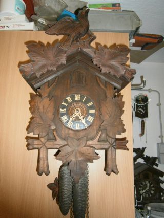 Alte Uhr,  Kuckucksuhr Ca.  1920 Bild