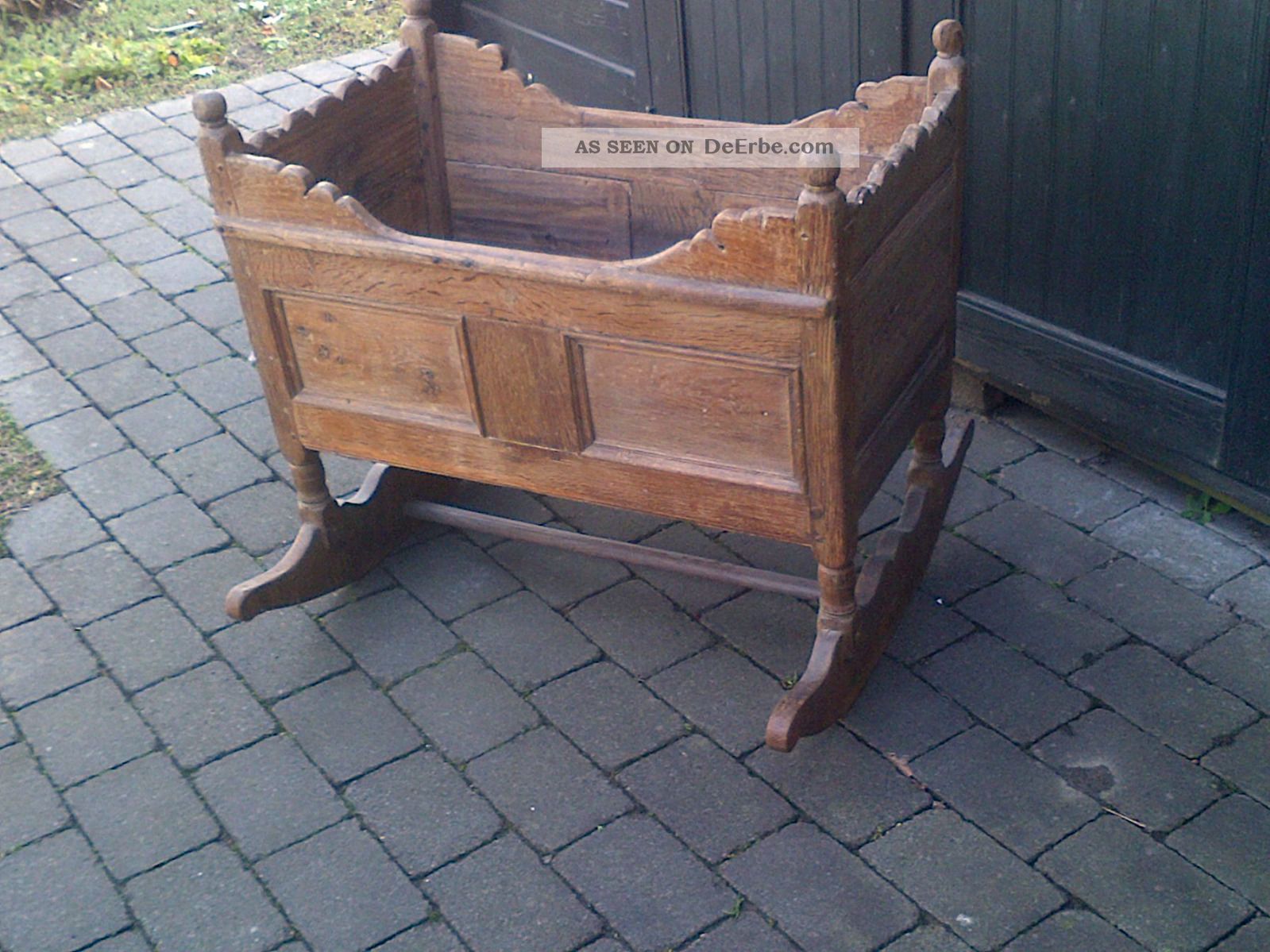 Antike Bauernwiege Betten & Wiegen Bild
