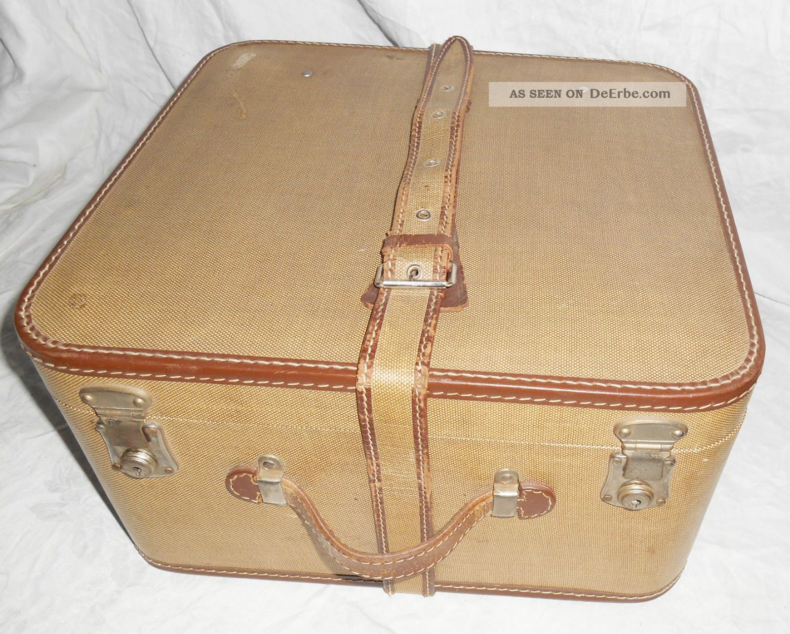 Antiker Hutkoffer Reisekoffer Koffer Vintage Shabby Chic Hut Sammler HÜte Antike Originale vor 1945 Bild