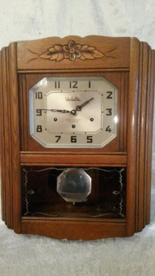Antiker Regulator Westminster Vedette Top Antike Wanduhr Uhr 8 Klangstäbe Bild