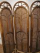 Alter Paravent Raumteiler Korbgeflecht Rattan - Shabby Chic Stilmöbel nach 1945 Bild 1